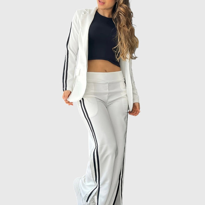 Roanne - Elegant Blazer And Trousers Set