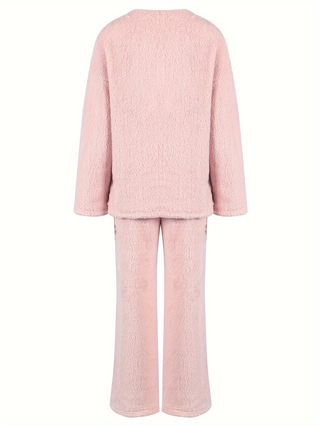 Melita - Cozy Elegant Women's V-Neck Set