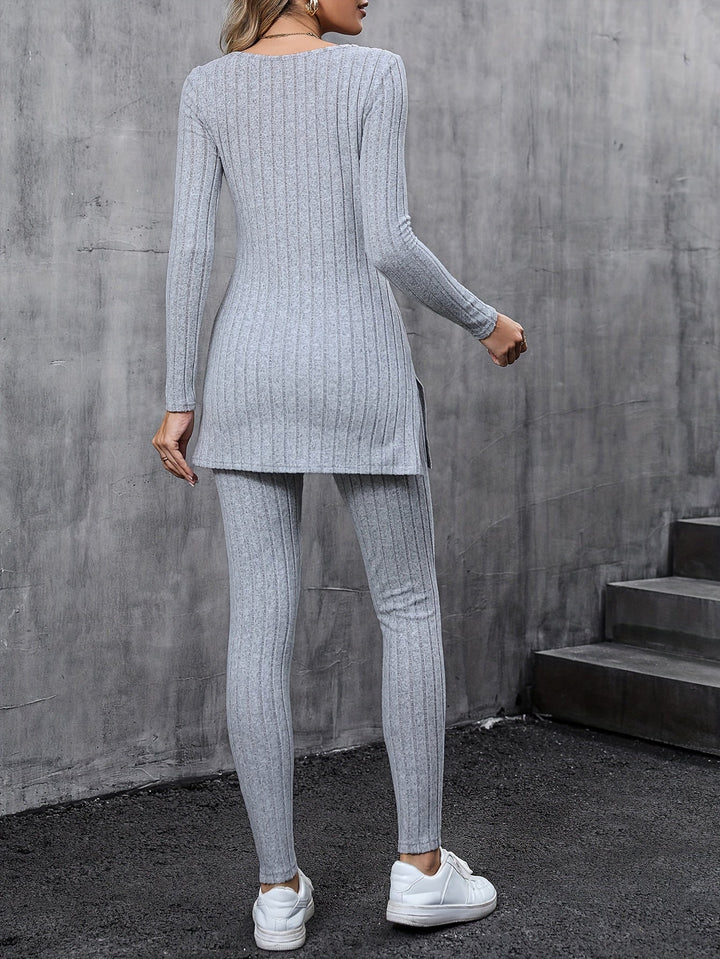 Judith™ - Comfortable Ribbed Split Set