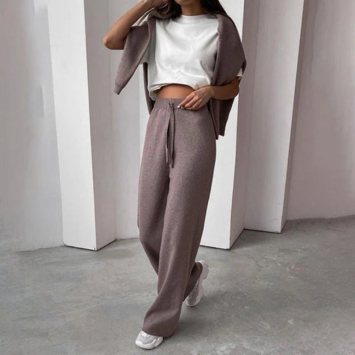 Tracy - Women's Casual Turtleneck Sweater Set
