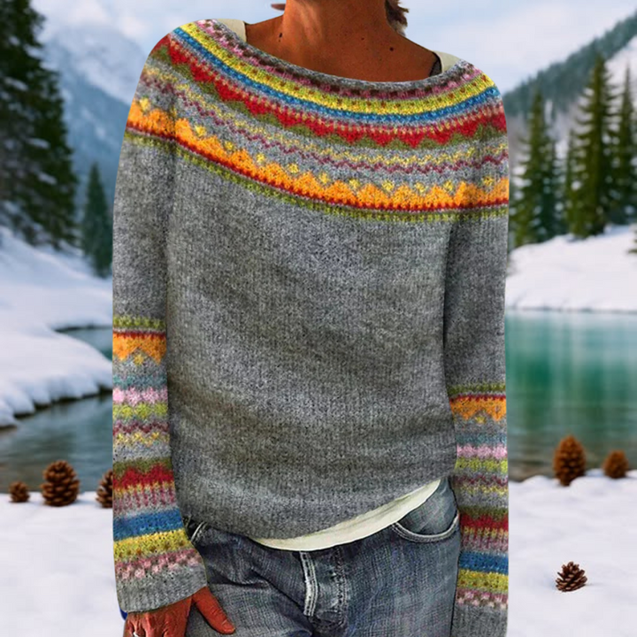 BILLIE | RETRO ICELANDIC SWEATER