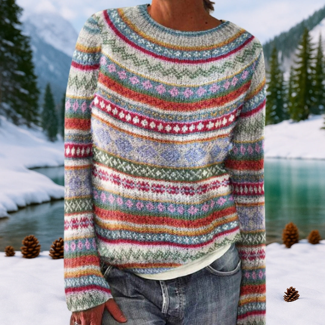 BILLIE | RETRO ICELANDIC SWEATER
