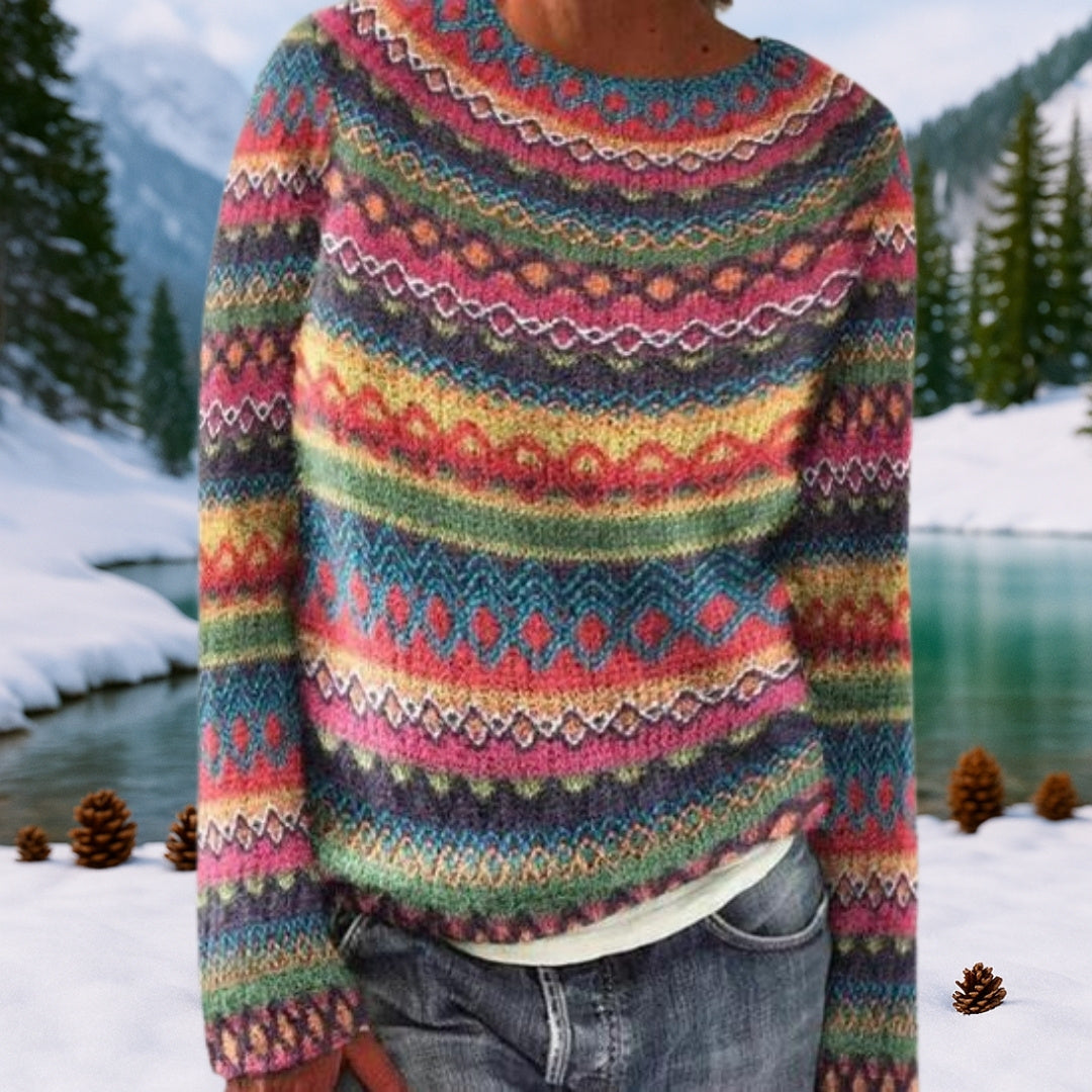 BILLIE | RETRO ICELANDIC SWEATER