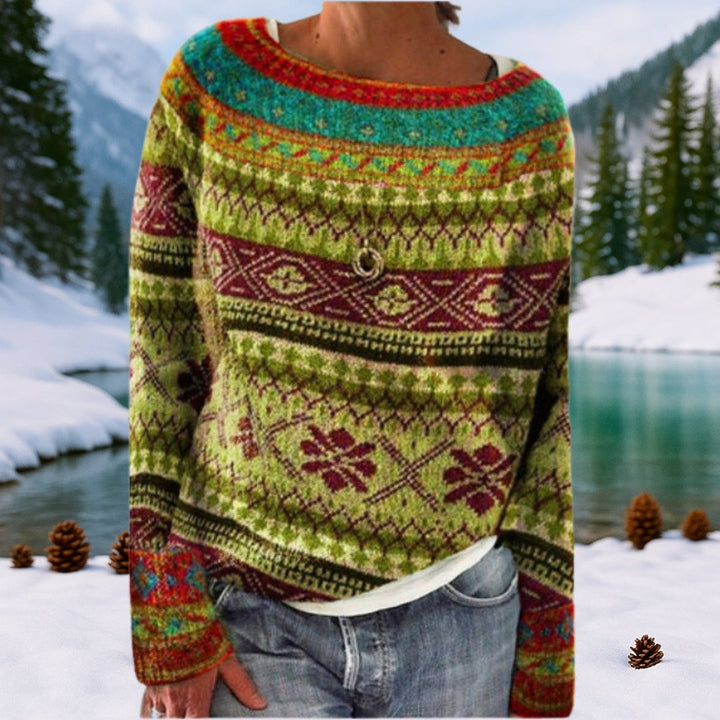 BILLIE | RETRO ICELANDIC SWEATER