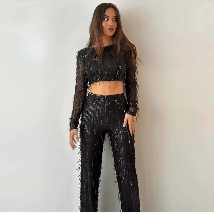 Lara - Glistening Embellished Set