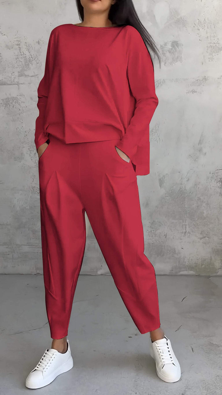 Donna™ - Comfortable Set with Crew Neck