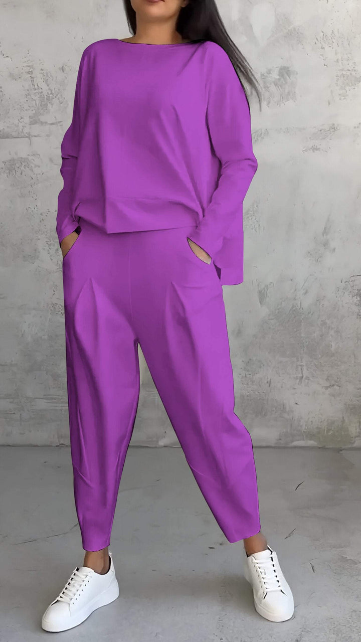 Donna™ - Comfortable Set with Crew Neck