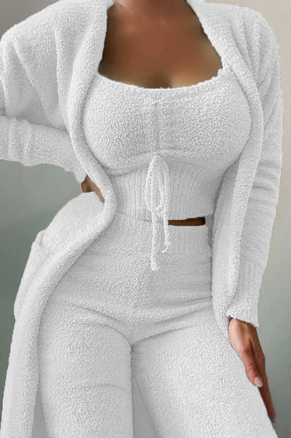 Christie - Fuzzy Three-Piece Lounge Set